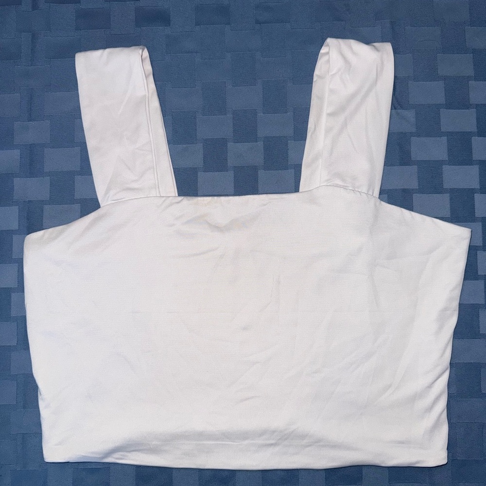 White Sleeveless Women's Top